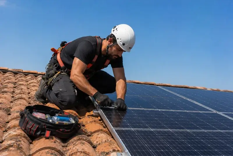 Maintenance et monitoring de panneaux solaires à Montgeard